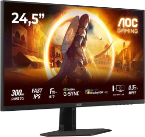 60 96 cm (24)  FHD   1920 x 1080  310 Hz  5 ms  1000:1  400 cd m²  178° 178°  Matiran  2x HDMI  1x DisplayPort  1x Audio  Mrtev piksel na ekranu