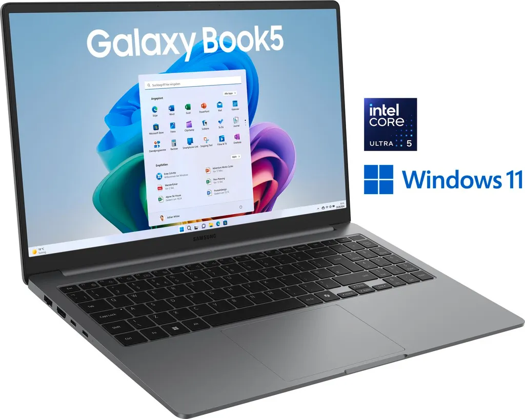 Intel® Core™ Ultra 5 225U 3 1 GHz Dodeca-Core (12C 14T) Turbo Speed 4 8 GHz 16 GB LPDDR5 ONBOARD 512 GB NVMe SSD 39 6 cm (15 6) Matiran (AntiGlare matt) FHD 1920 x 1080 Intel® Graphics Media Accelerator HDMI USB-C 2x USB Backlit keyboard bluetooth Microsoft Windows 11 Pro (64-bit)