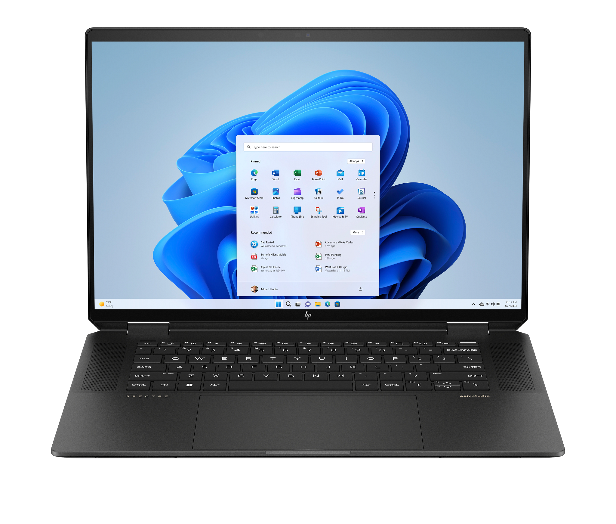 Intel® Core™ Ultra 7 processor 155H 2 2 GHz 16-Cores (6C+(8c+2c) 22T) 4 8 GHz TurboBoost 16 GB LPDDR5 1 TB NVMe SSD 40 64 cm (16 0) Sijajni (BrightView gloss) Touch WQXGA 2560 x 1600 Intel HDMI Thunderbolt 1x USB Backlit keyboard bluetooth Microsoft Windows 11 Home (64-bit)