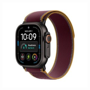 Apple Watch Series Ultra 4 GPS + Cellular 49mm Black Titanium Burgundy Trail Loop M/L