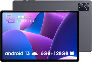 Unisoc Tiger T616 (8 cored   2x 2 0 GHz ARM Cortex-A75 + 6x 1 8 GHz ARM Cortex-A55)  6 GB LPDDR4x-1866  128GB ROM  ARM Mali-G57 MP1 Graphics  26 7 cm (10 5) WUXGA (1920x1200) Multi-Touch IPS LCD  1x USB-C 3.0  Čitalec kartic microSD  Wi-Fi 5 (802.11ac)  Bluetooth 5.0  4G LTE WWAN  13MP + 8MP spletna kamera  GPS  Google Android OS  Model Year 2023 (no EPREL)