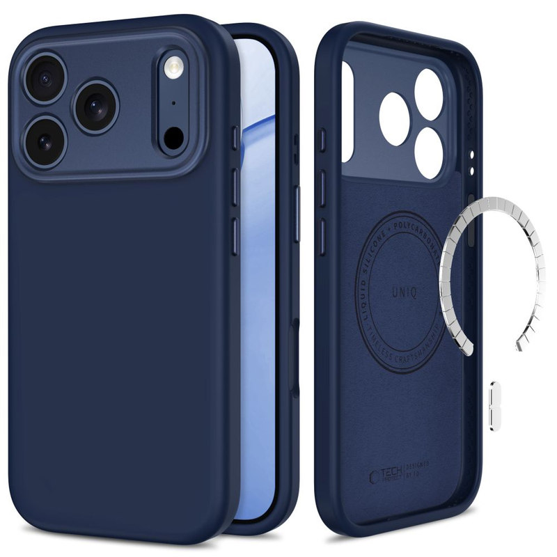 Ovitek Tech Protect Uniq z Magsafe za iPhone 18 Pro Max/17 Pro Max - Deep Blue